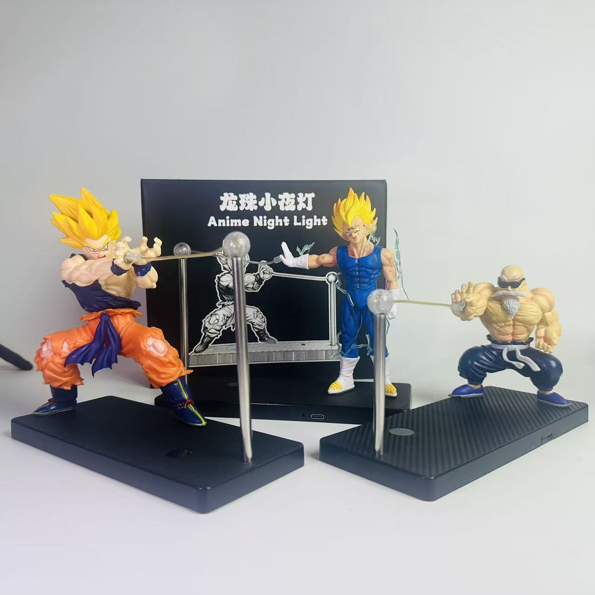 Goku Kamehameha Magnetic Night Light – Dragon Ball LED Figure Lamp