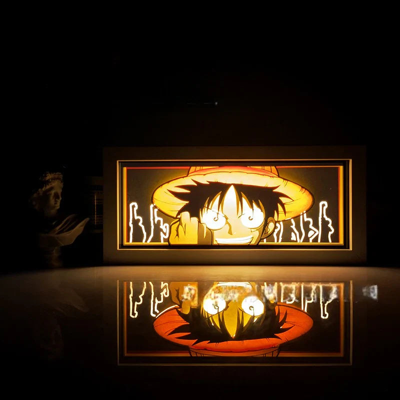 Anime RGB LED Light Frame With Remote – Anime Room Decor Light Box