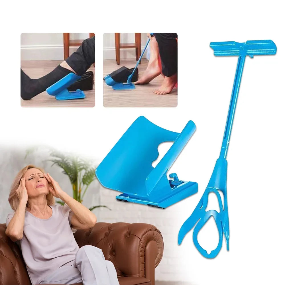 Simple Sock Aid – No-Bend Dressing Helper