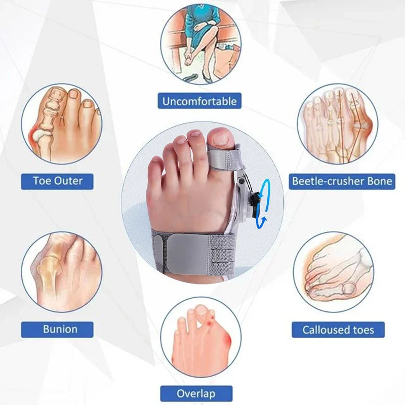 Adjustable Bunion Toe Corrector – Strap & Alignment Splint – product image 6