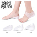 Invisible Height-Increase Insoles – Silicone Heel Lifts