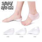 Invisible Height-Increase Insoles – Silicone Heel Lifts