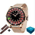 Roulette Stainless Steel Men's Watch – Casino-Inspired Dial – product image 8
