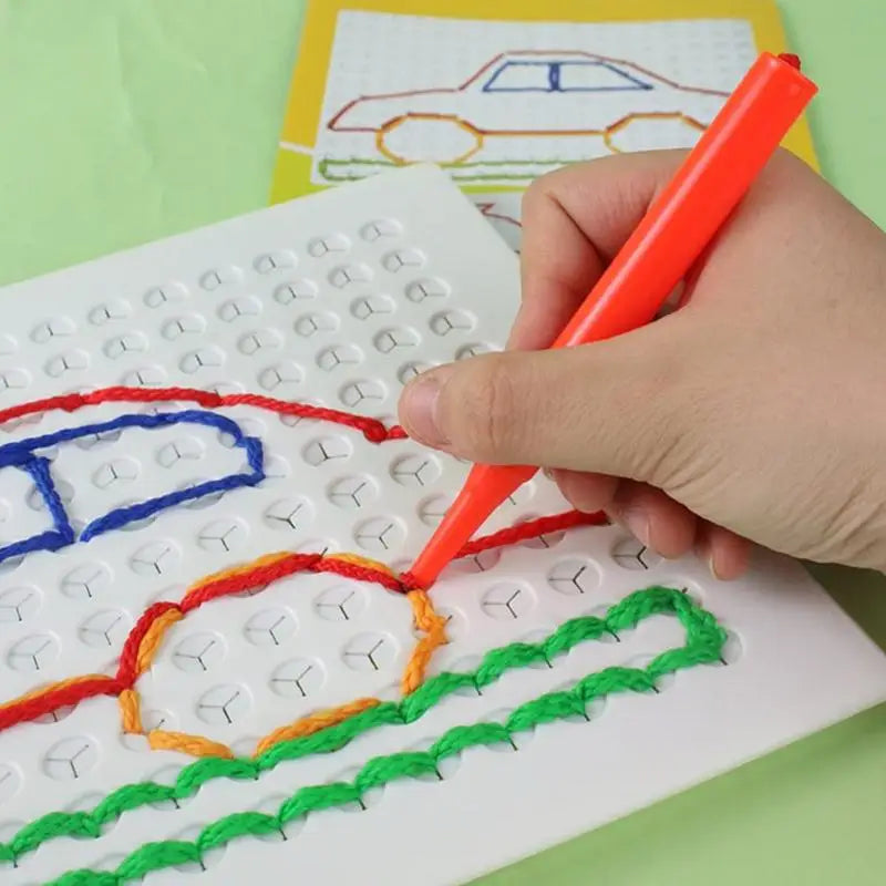 Kids Lacing & Threading Board – Fine Motor Activity Toy – product image 4