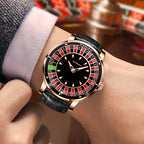 Roulette Stainless Steel Men's Watch – Casino-Inspired Dial – product image 3