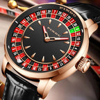 Roulette Stainless Steel Men's Watch – Casino-Inspired Dial – product image 2