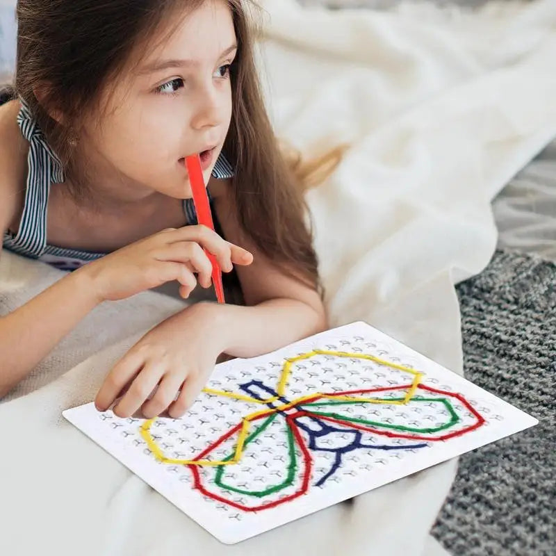 Kids Lacing & Threading Board – Fine Motor Activity Toy – product image 3