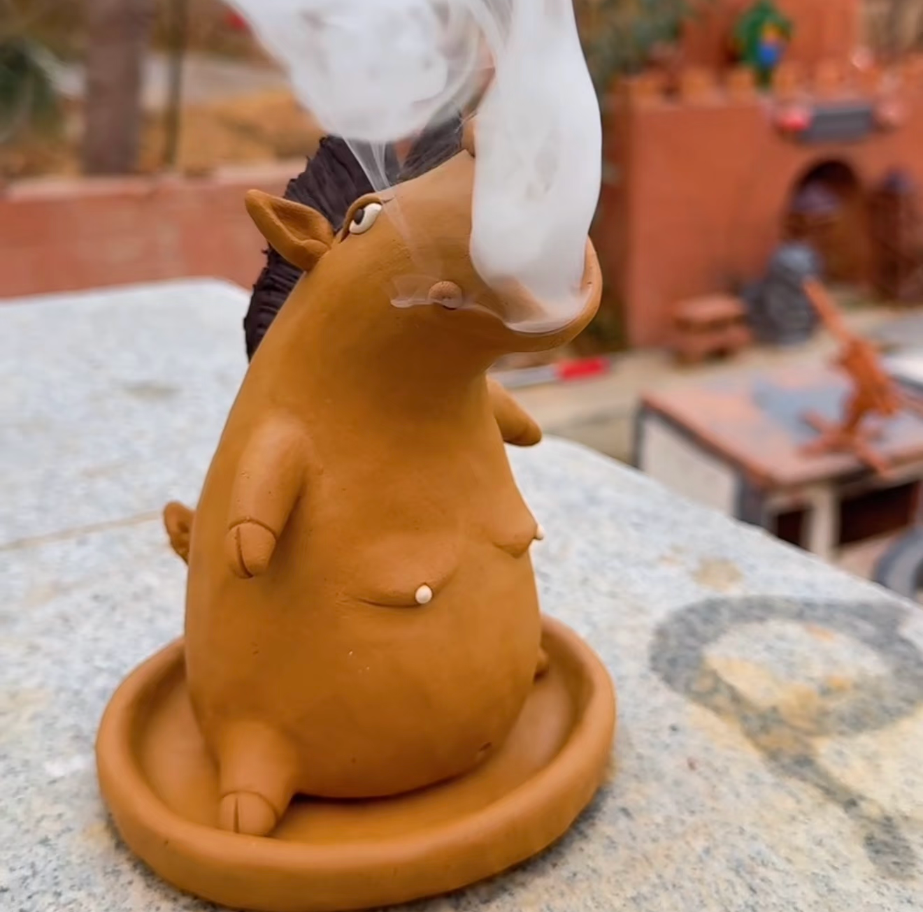 Unique Ceramic Incense Burner Collection – Handmade-Style Backflow Smoke Decor