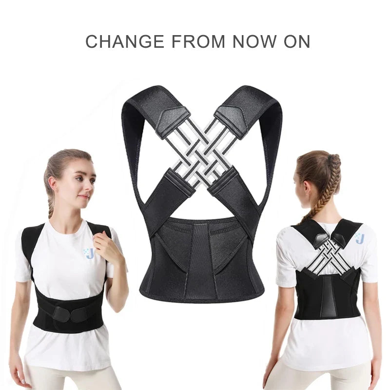 Back Posture Corrector – Shoulder & Waist Support Brace