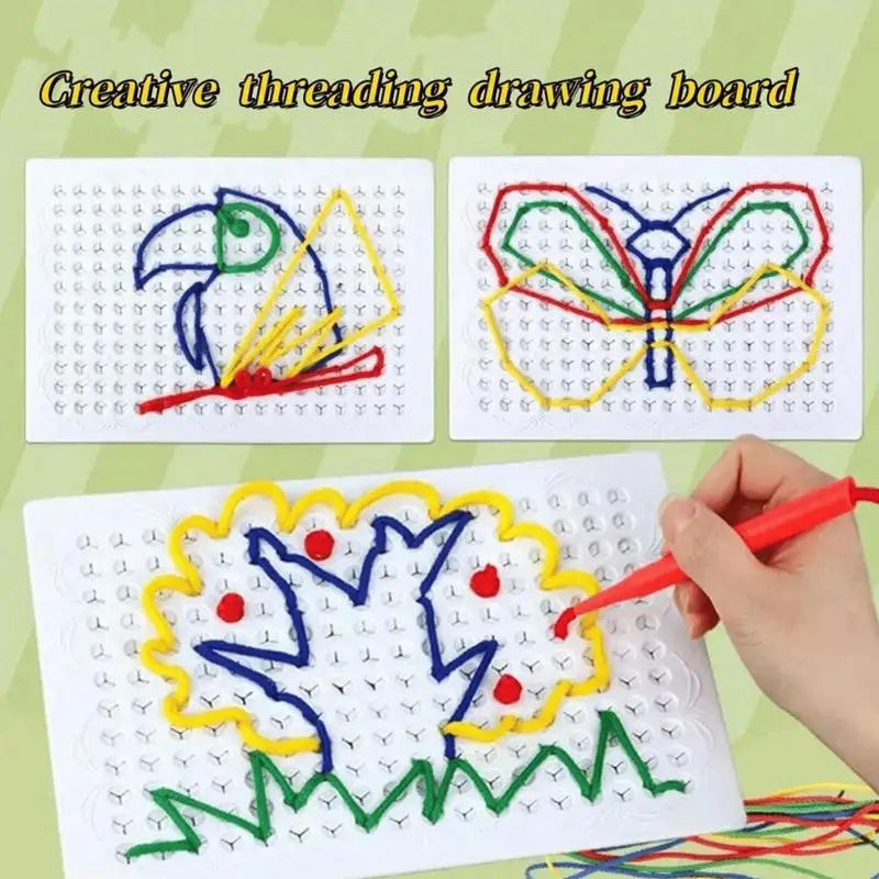 Kids Lacing & Threading Board – Fine Motor Activity Toy – product image 5