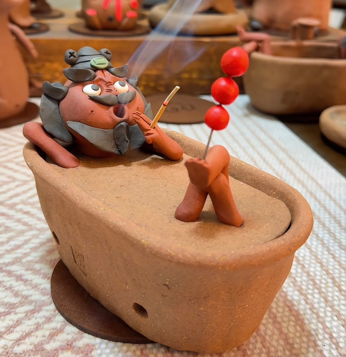 Unique Ceramic Incense Burner Collection – Handmade-Style Backflow Smoke Decor