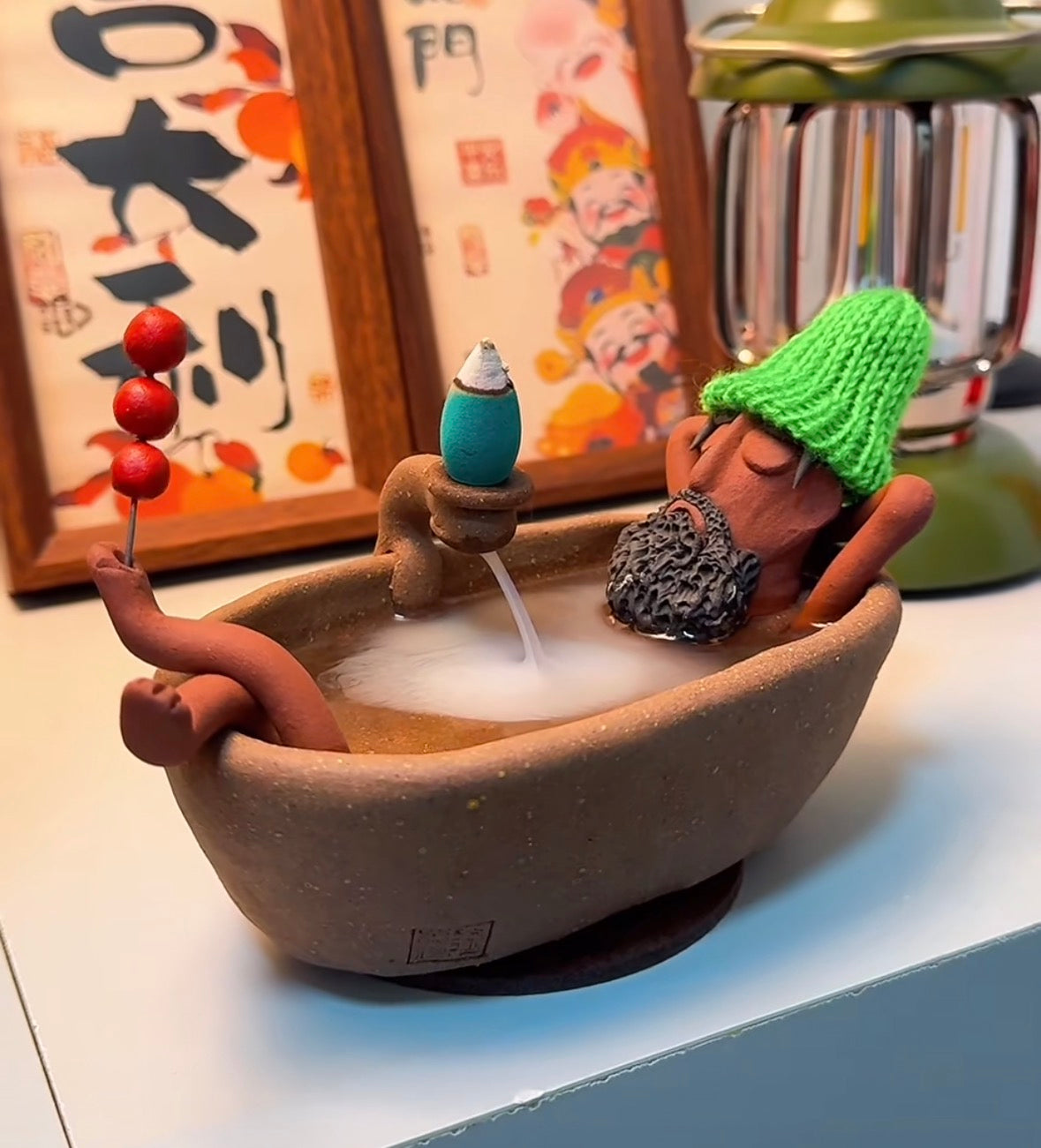 Unique Ceramic Incense Burner Collection – Handmade-Style Backflow Smoke Decor