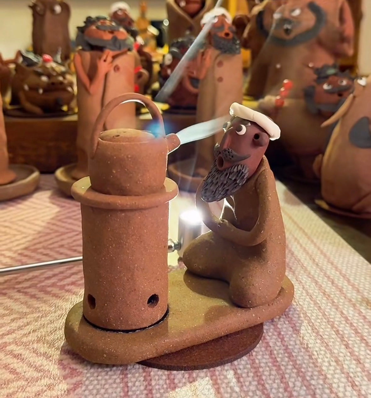 Unique Ceramic Incense Burner Collection – Handmade-Style Backflow Smoke Decor