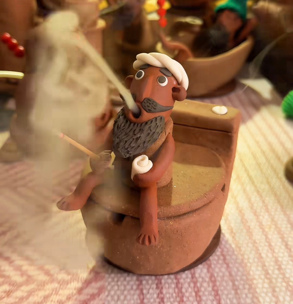 Unique Ceramic Incense Burner Collection – Handmade-Style Backflow Smoke Decor