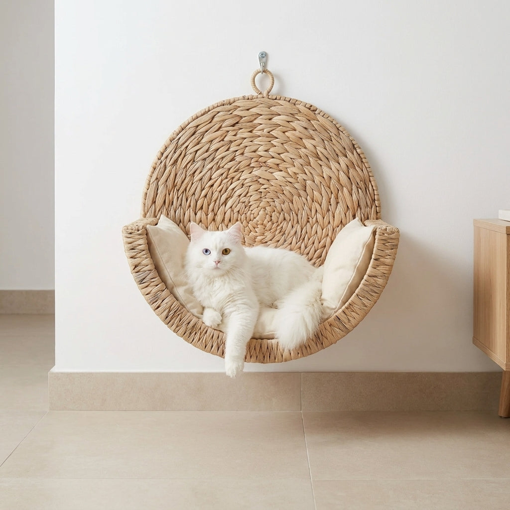 Handcrafted Cat Bed – Cozy Basket-Style Pet Bed – product image 3