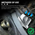 2-Piece Automotive Belt Removal Tool Set