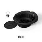 Facial Ice Bath Bowl With Thermometer – Foldable Silicone Cold Plunge Face Basin