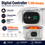 Heated Inflatable Waist Support Belt – 5000mAh Back Comfort Massager