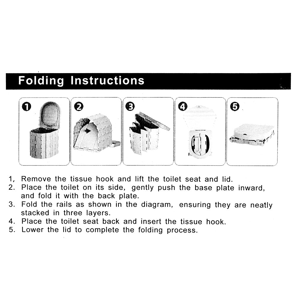 Portable Folding Camping Toilet – Compact Travel Toilet – product image 19