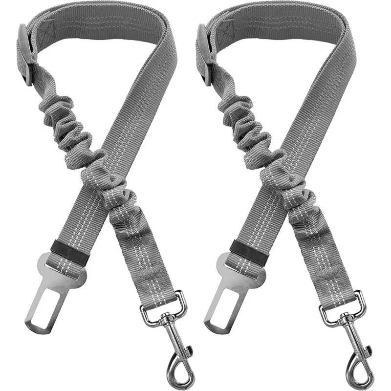2-Pack Adjustable Pet Car Seat Belts