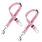 2-Pack Adjustable Pet Car Seat Belts