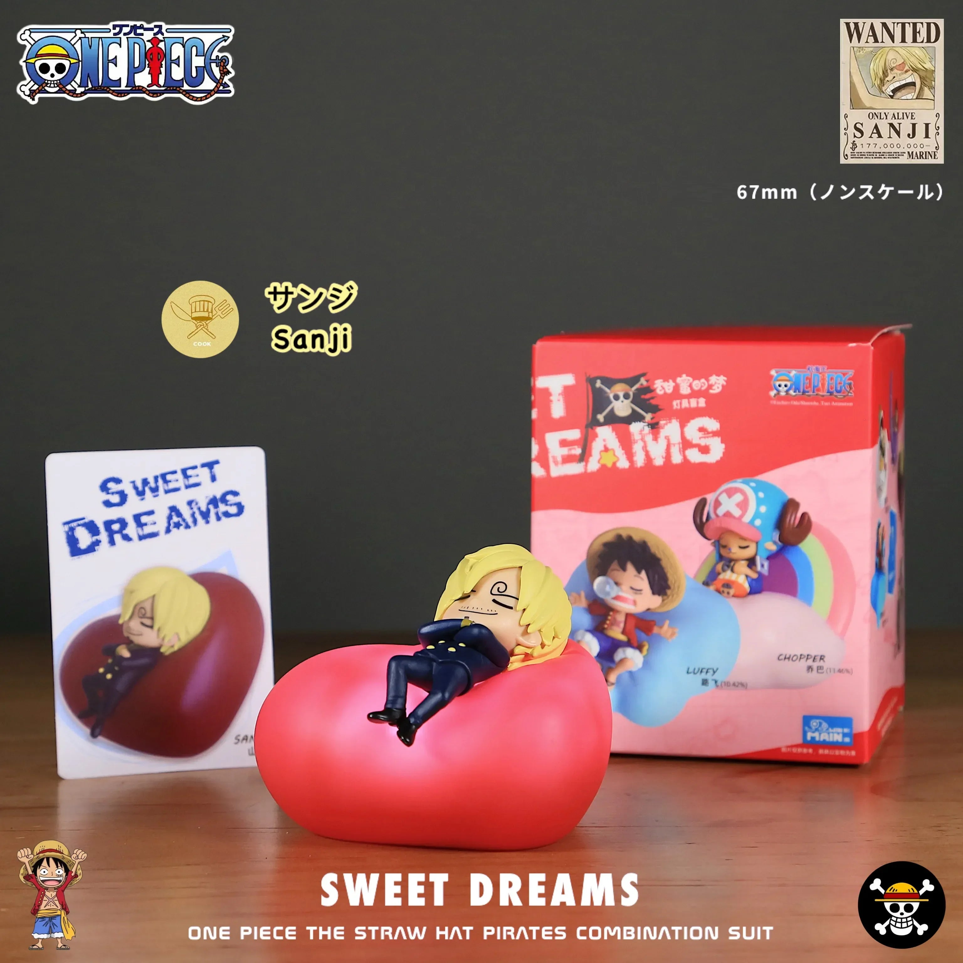 One Piece Blind Box Night Light Figurines – Sweet Dream Anime LED Lamp Collection