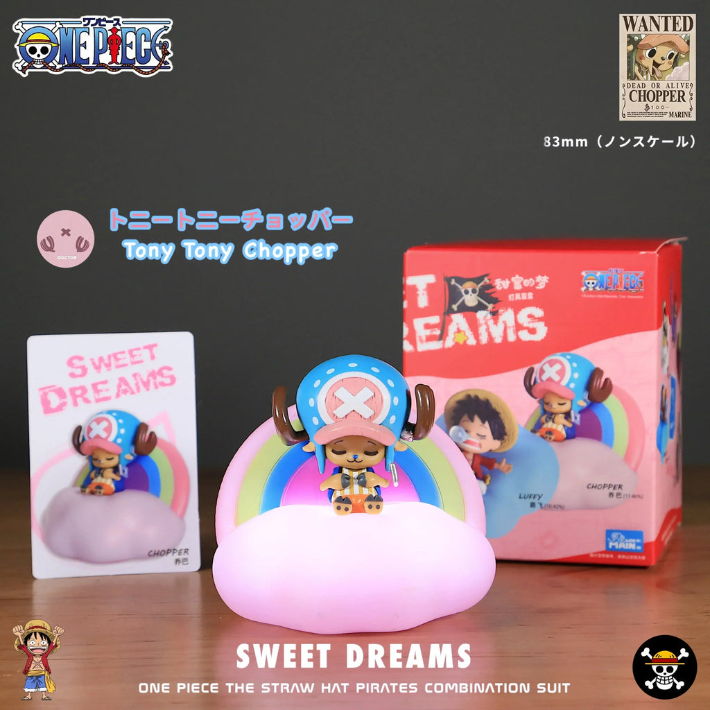 One Piece Blind Box Night Light Figurines – Sweet Dream Anime LED Lamp Collection